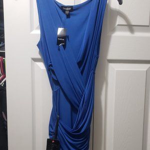 Bebe rib cut out dress